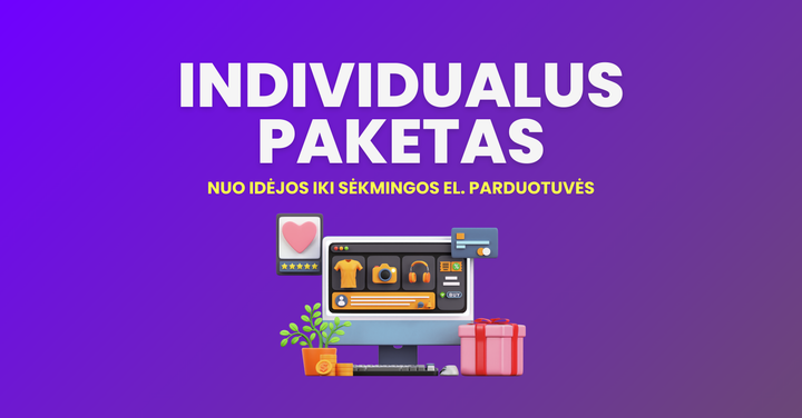 Shopify/Wordpress Individualus Paketas
