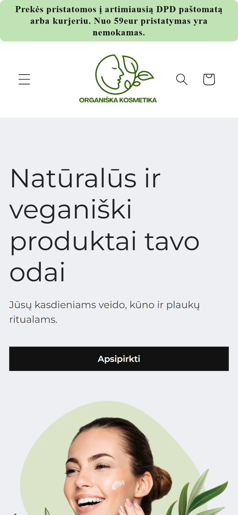 Organiška kosmetika telefone