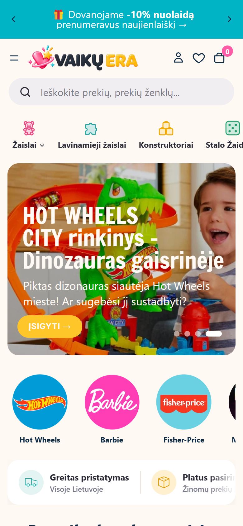 Vaikų Era telefone