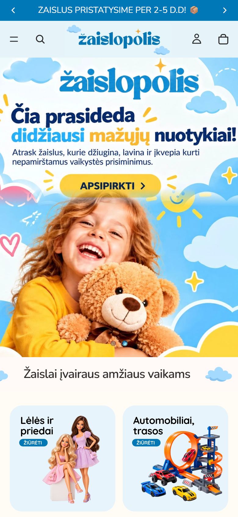 Žaislopolis telefone